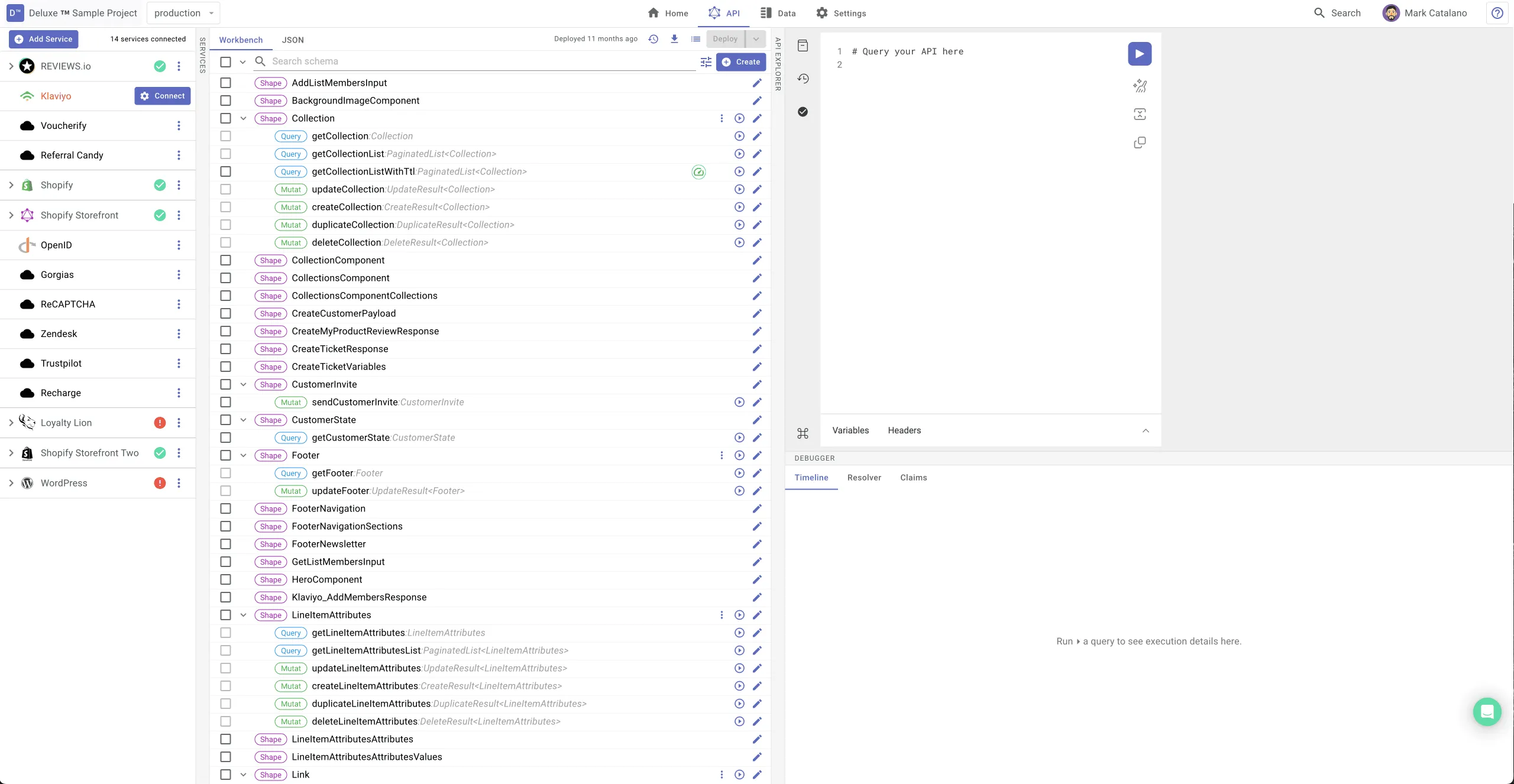 API Mesh Ecommerce example project