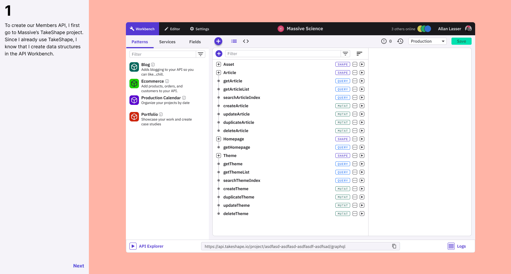 Mesh Review Screen